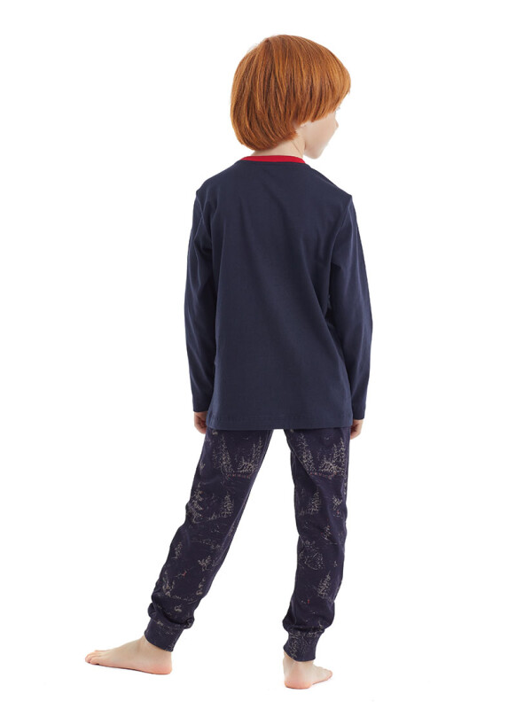 Erkek Çocuk Pijama Takımı 40112 - Lacivert - 3
