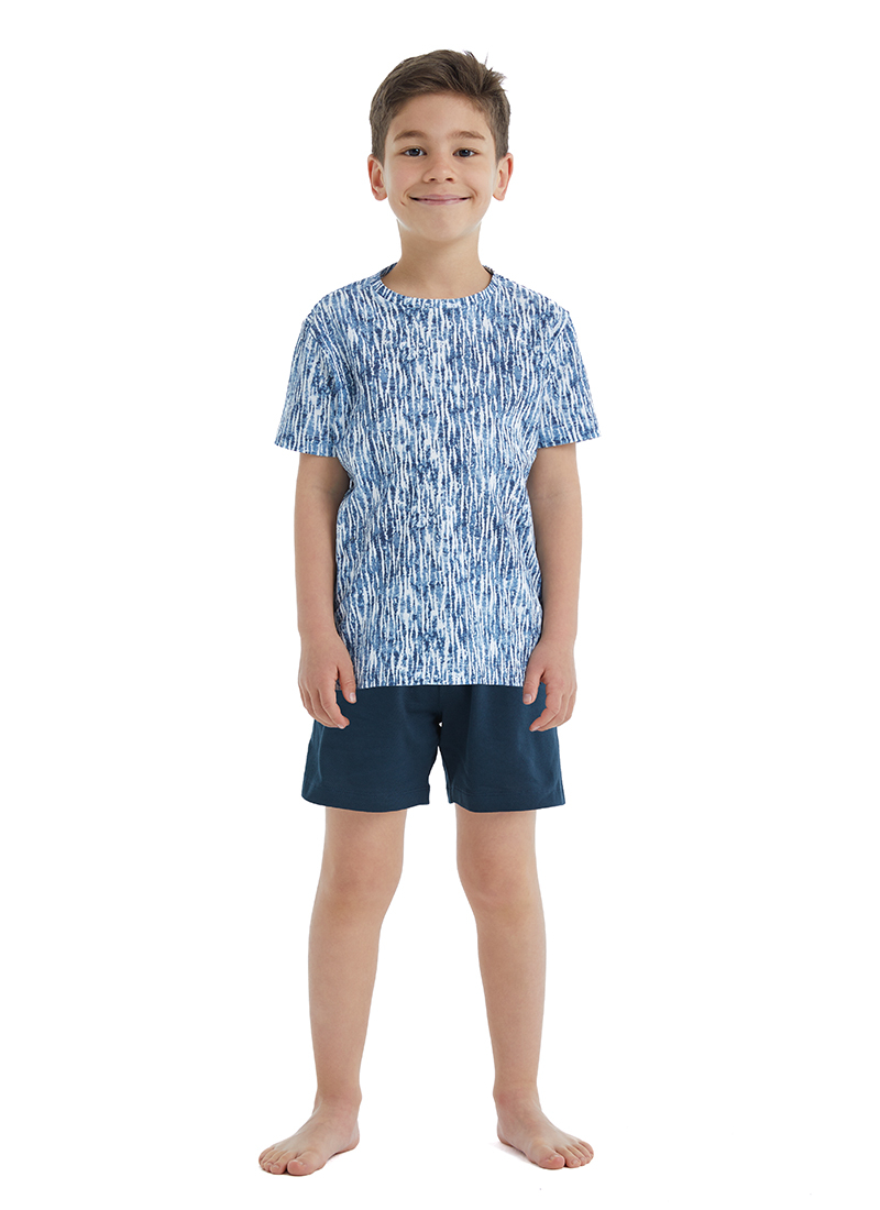 Erkek Çocuk Pijama Takımı 40487 - Lacivert - 1