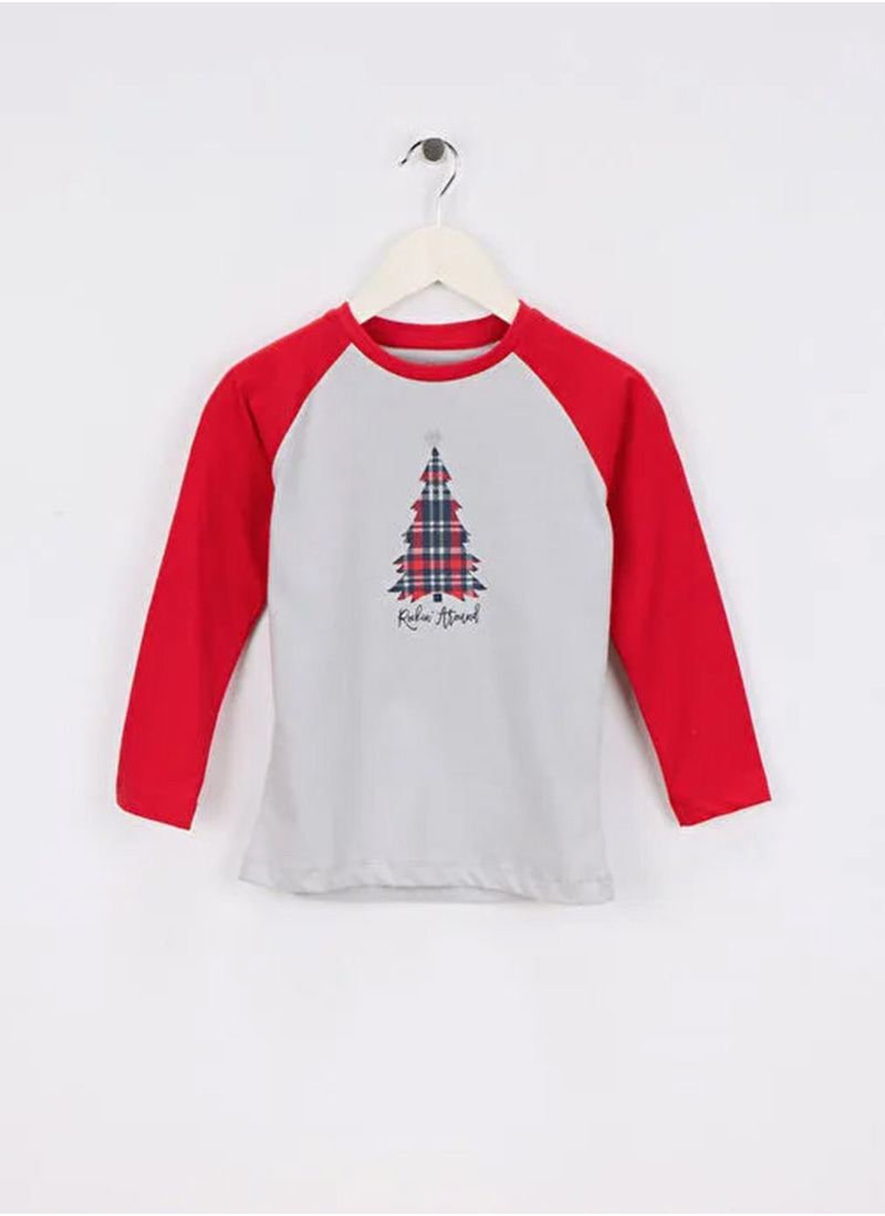 Erkek Çocuk Pijama Takımı 40844 - Gri - 1