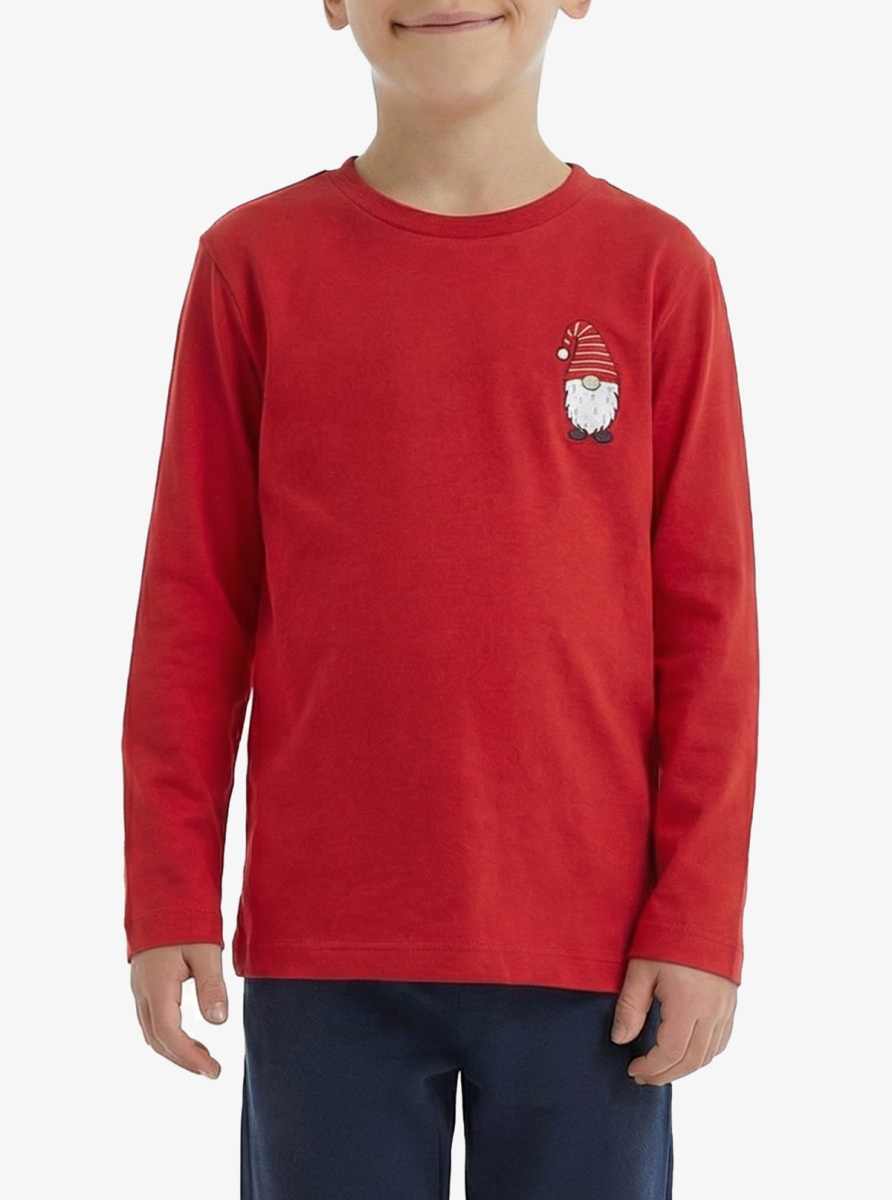 Erkek Çocuk Pijama Takımı 40845 - Kırmızı - 4