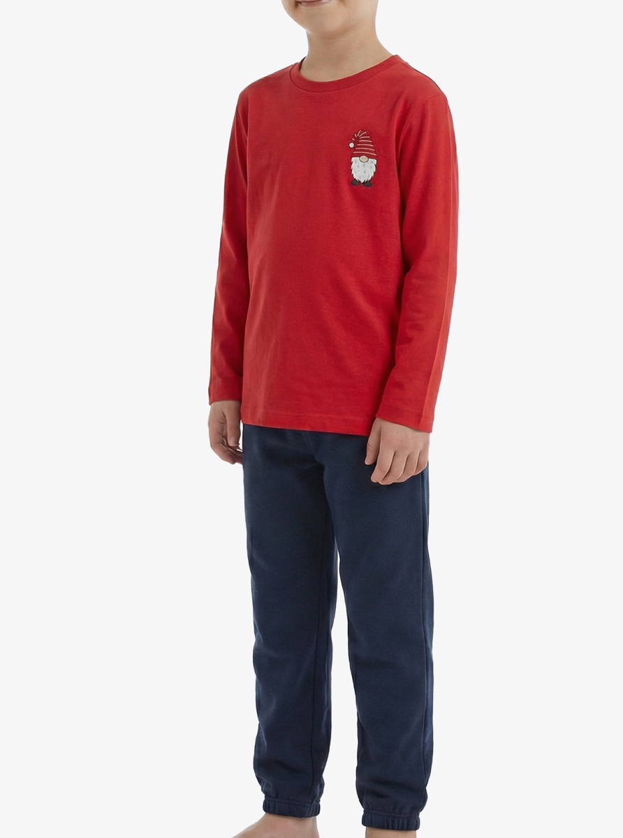 Erkek Çocuk Pijama Takımı 40845 - Kırmızı - 3