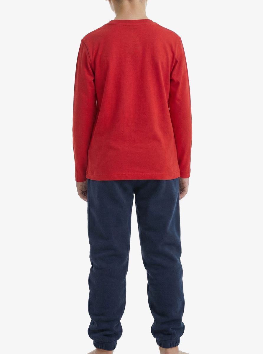 Erkek Çocuk Termal Pijama Takımı 40845 - Kırmızı - Blackspade (1)
