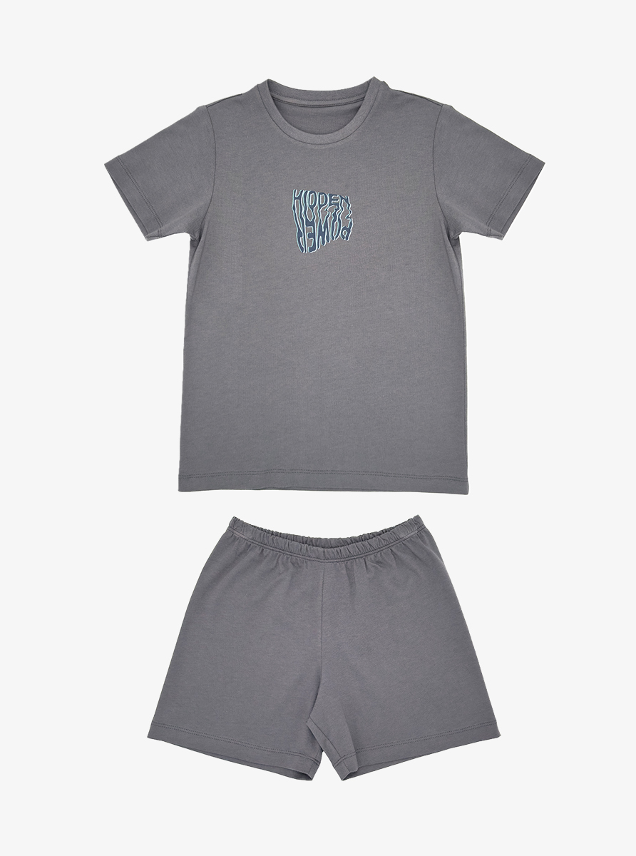 Erkek Çocuk Pijama - Set 40494 - Antrasit