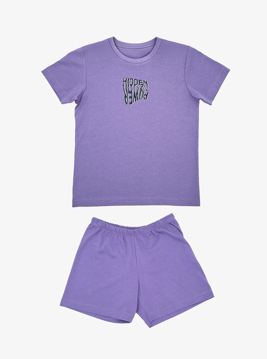 Erkek Çocuk Pijama - Set 40494 - Mor