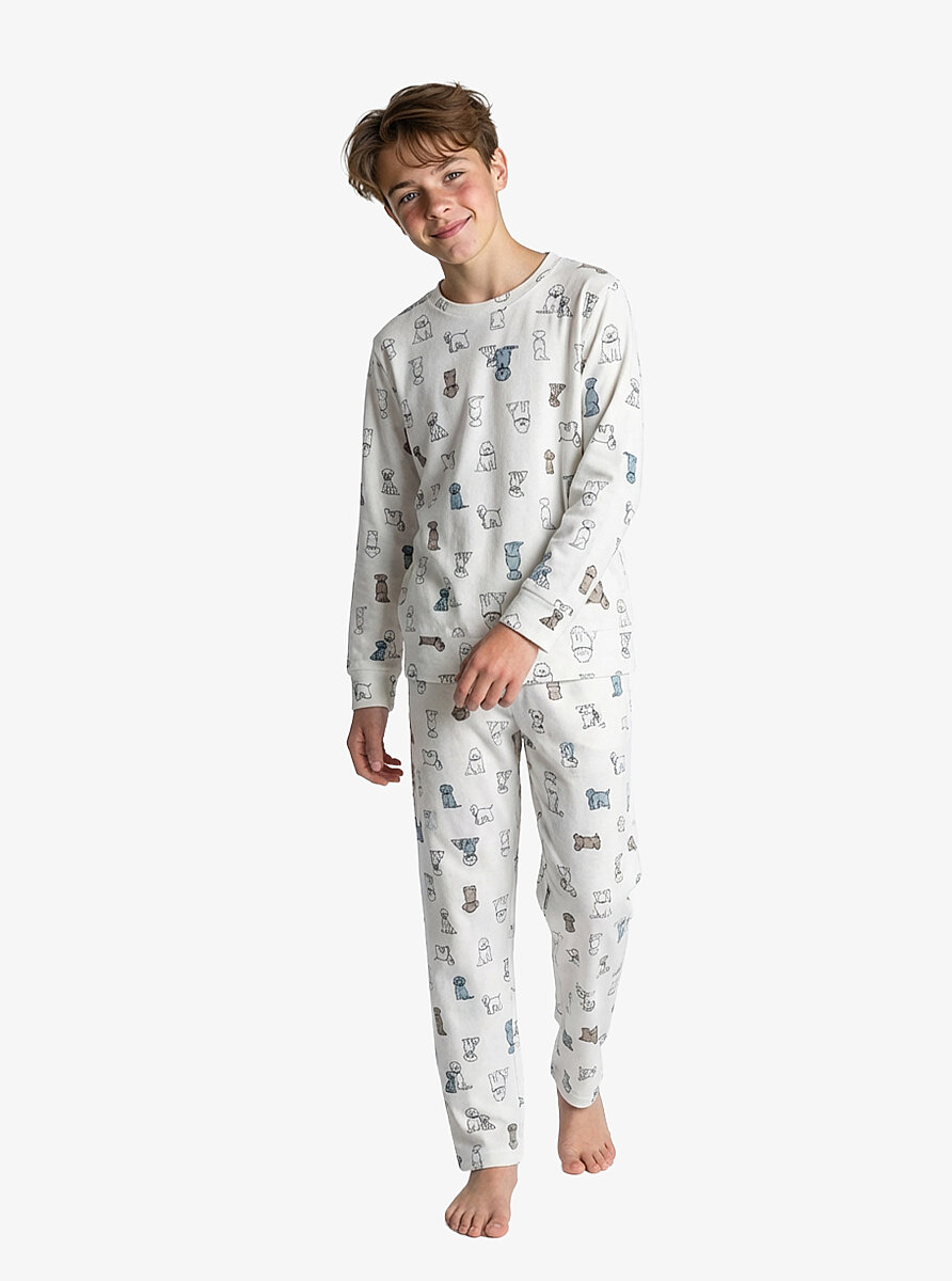 Erkek Çocuk Pijama Takımı 41024 - Desenli - Blackspade