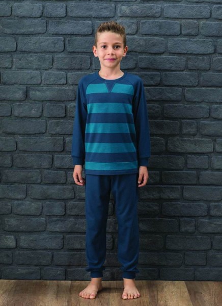 Erkek Çocuk Pijama Takımı 7564 - Yeşil - 1
