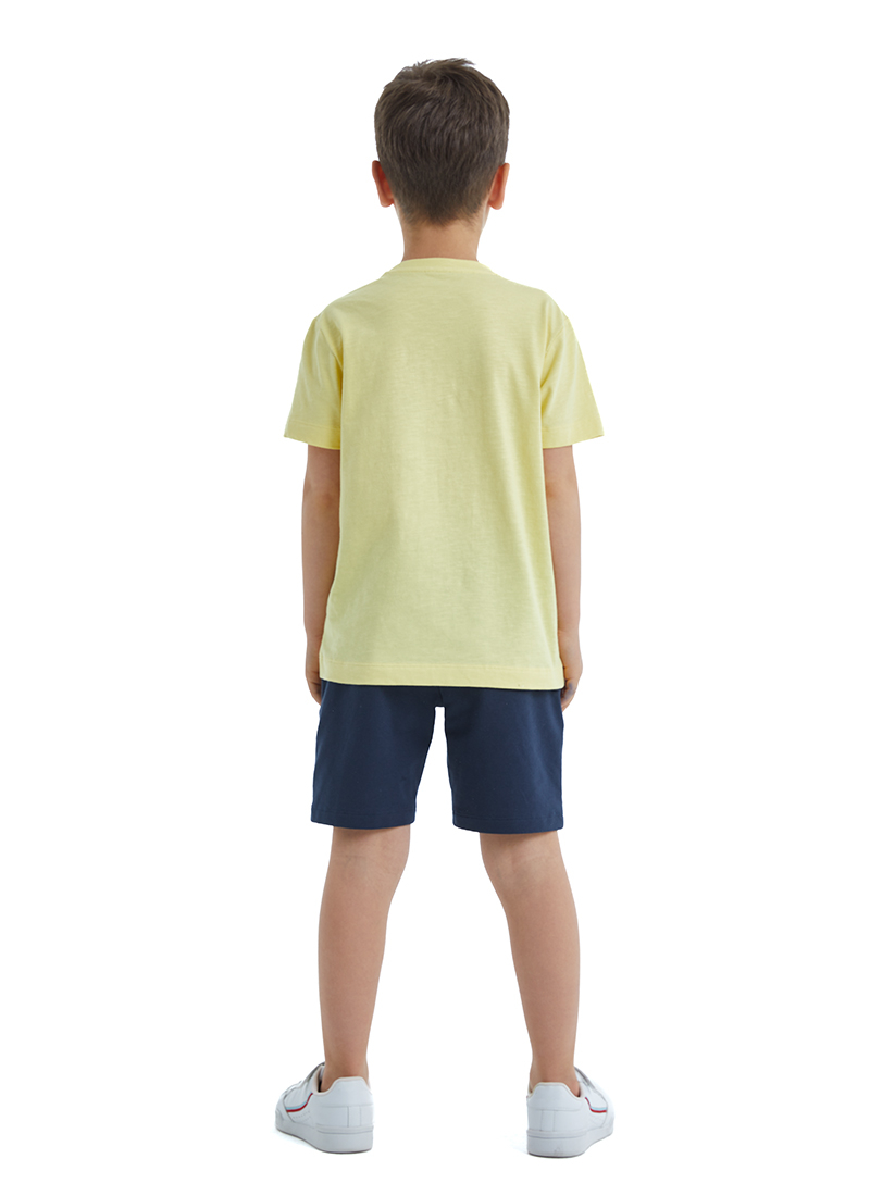 Erkek Çocuk T-Shirt 40482 - Sarı - 2