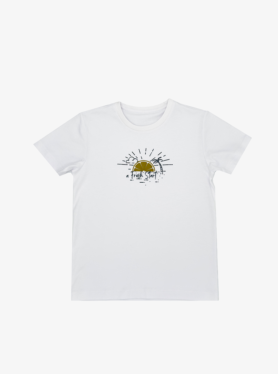 Erkek Çocuk T-Shirt 40750 - Beyaz