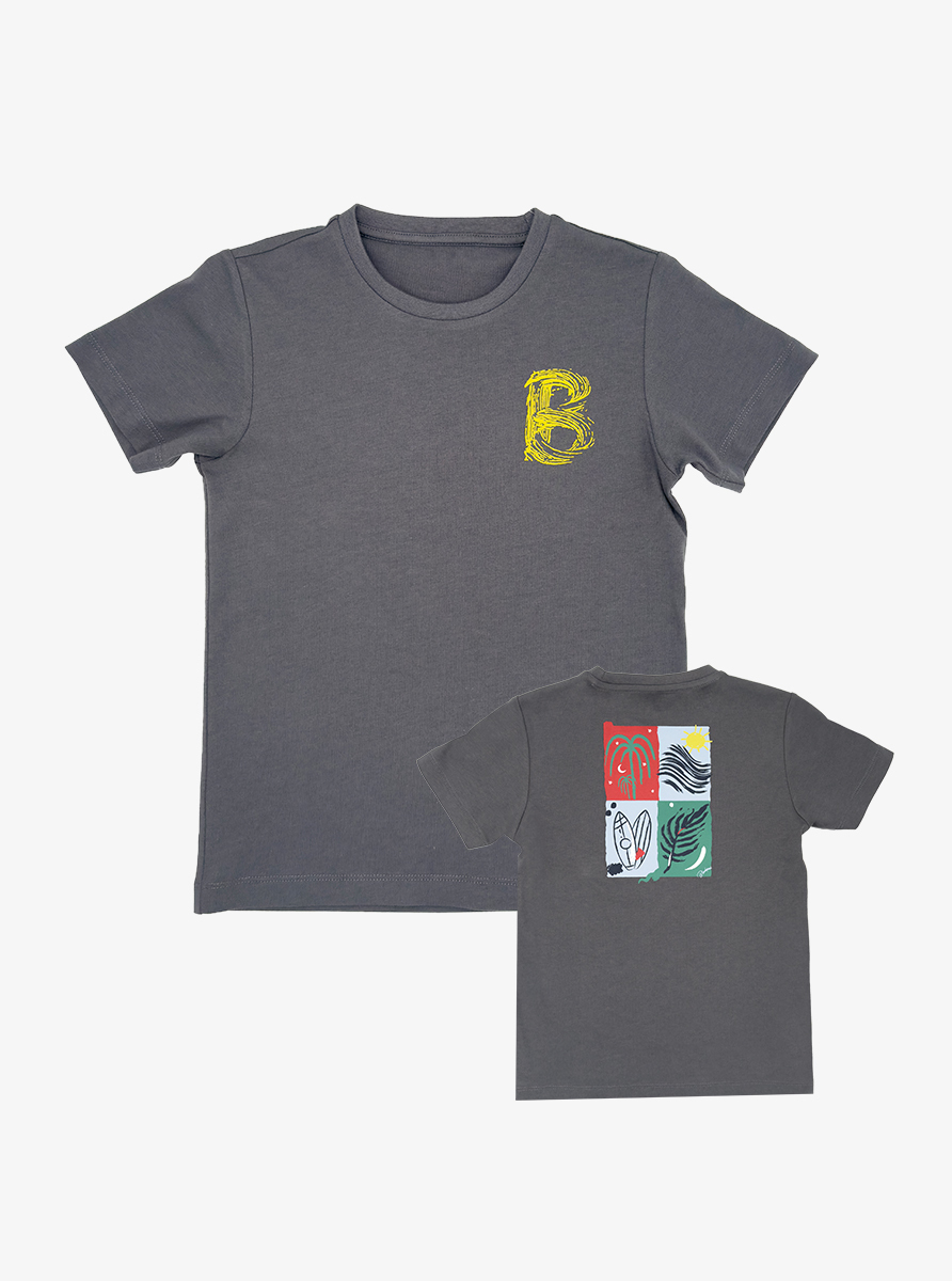 Erkek Çocuk T-Shirt 40750 - Antrasit