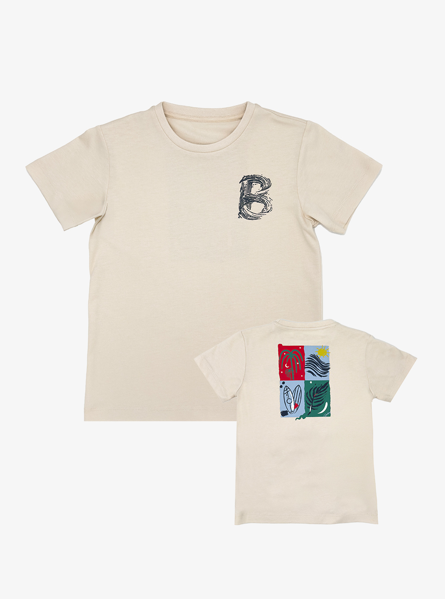 Erkek Çocuk T-Shirt 40750 - Krem