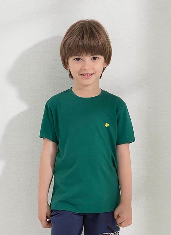 Erkek Çocuk T-shirt 7519 - Yeşil - 1