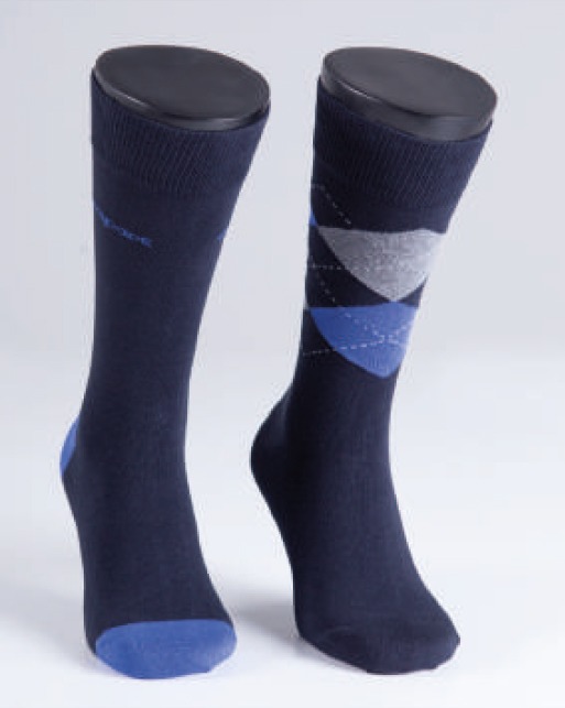 Erkek Çorap 2'li Paket 9909 - Lacivert - 1