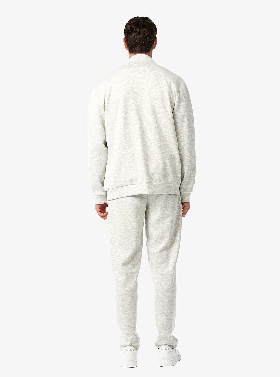 Erkek Eşofman Üstü 41009 - Gri Melanj - 5