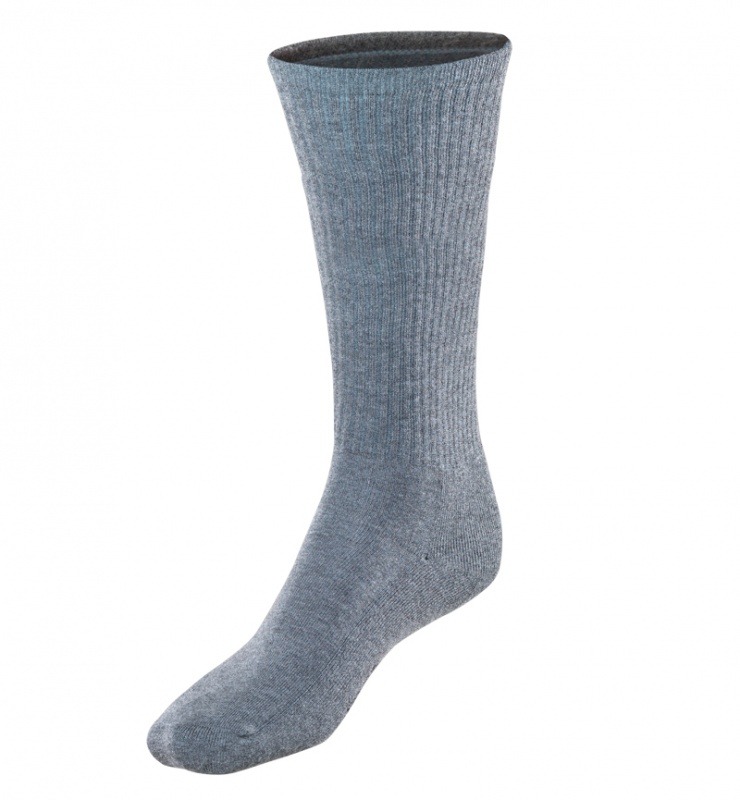 Unisex Kısa Termal Çorap 9273 - Gri Melanj - 1