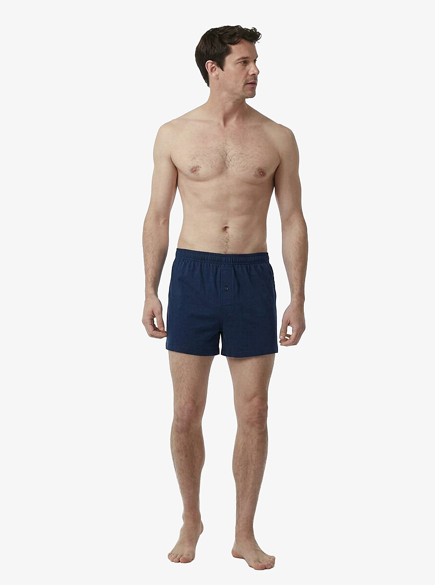Erkek Modal Elastan Boxer Silver 9312 - Lacivert - 3