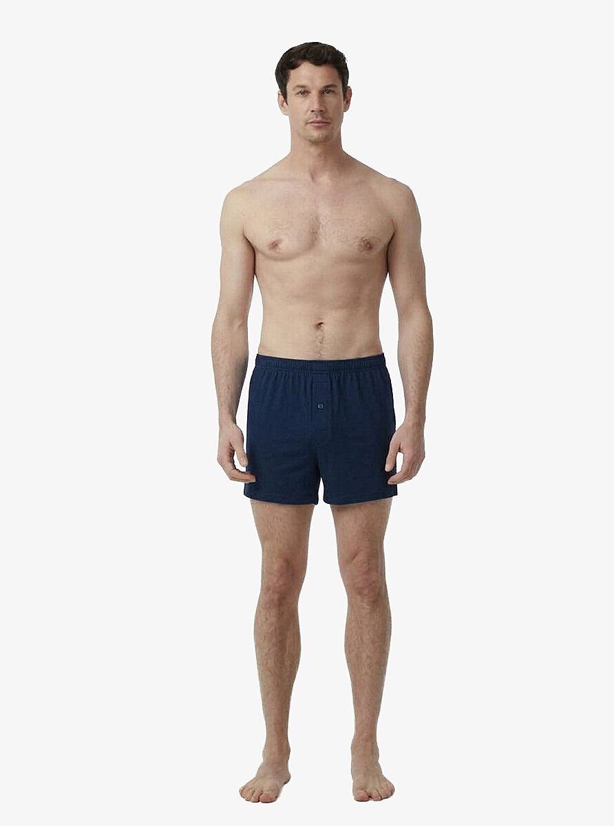 Erkek Modal Elastan Boxer Silver 9312 - Lacivert - 2