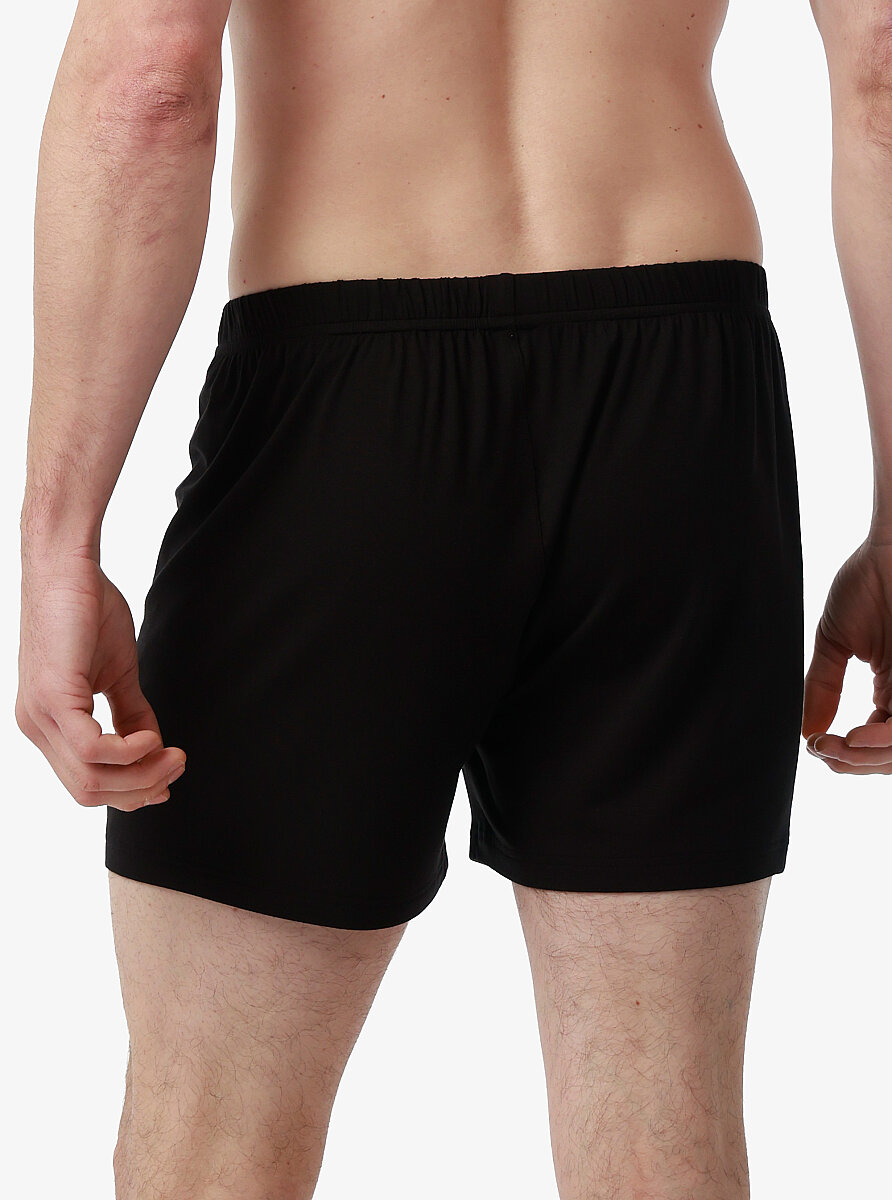 Erkek Modal Elastan Boxer Silver 9312 - Siyah - Blackspade (1)