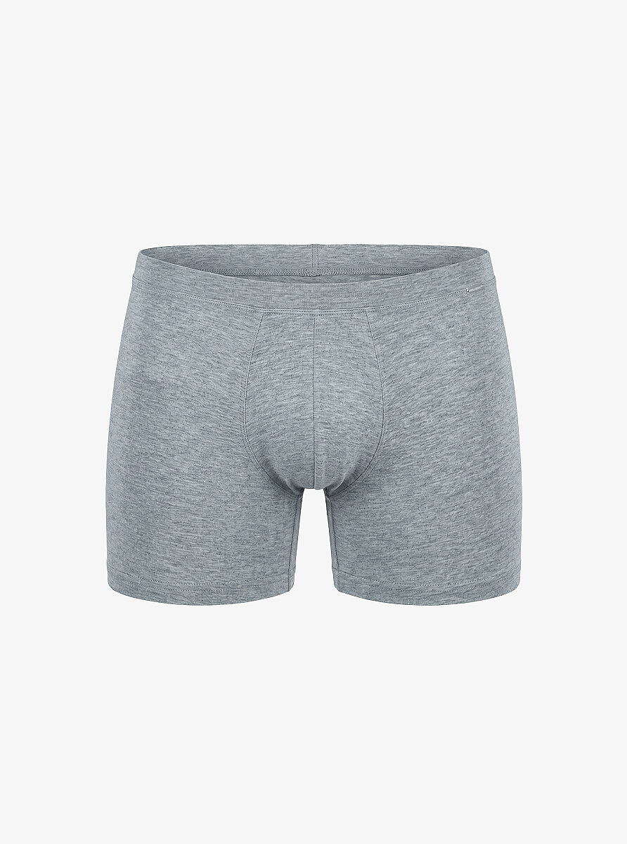 Erkek Modal Elastan Boxer Silver 9313 - Gri Melanj - 1