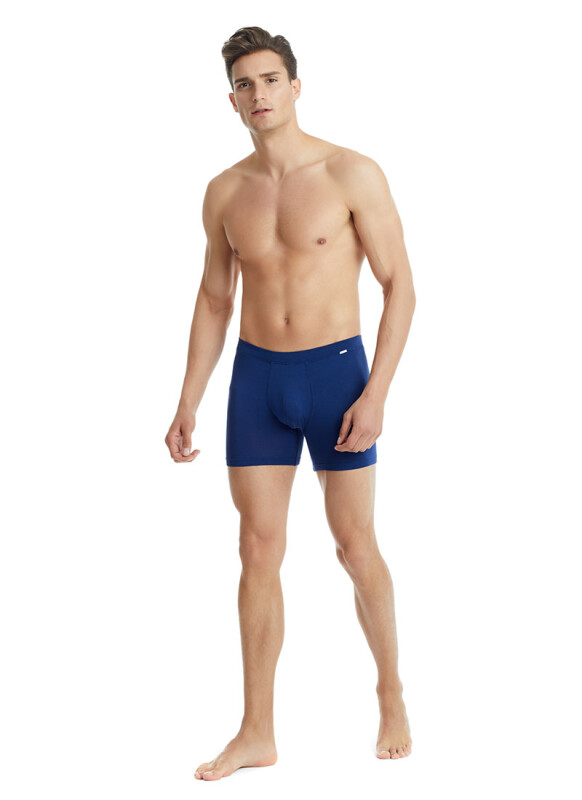 Erkek Modal Elastan Boxer Silver 9313 - Lacivert - 6