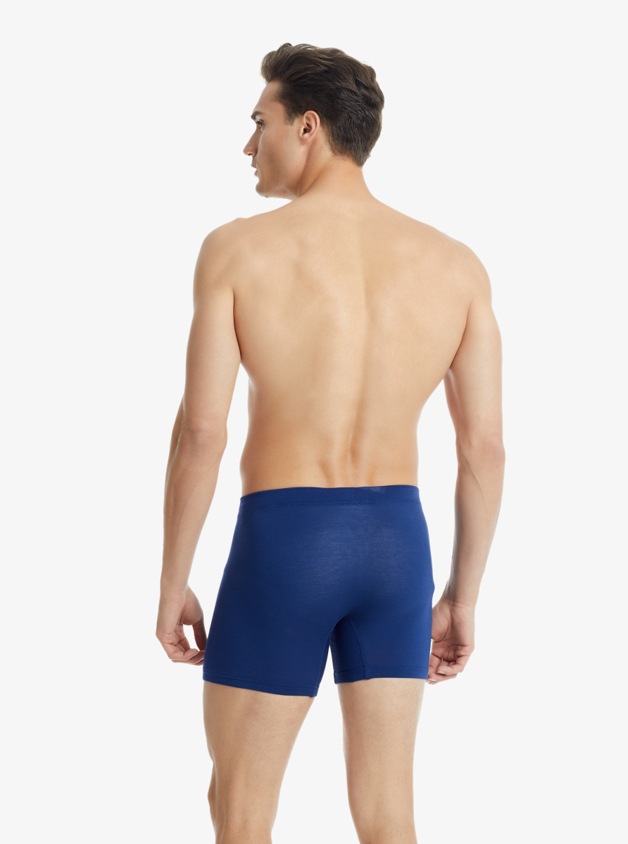 Erkek Modal Elastan Boxer Silver 9313 - Lacivert - 5