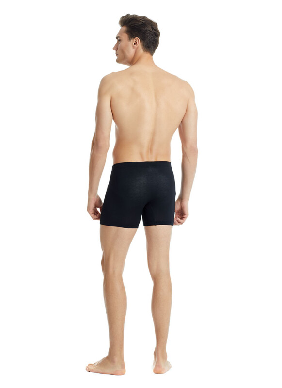 Erkek Modal Elastan Boxer Silver 9313 - Siyah - 8