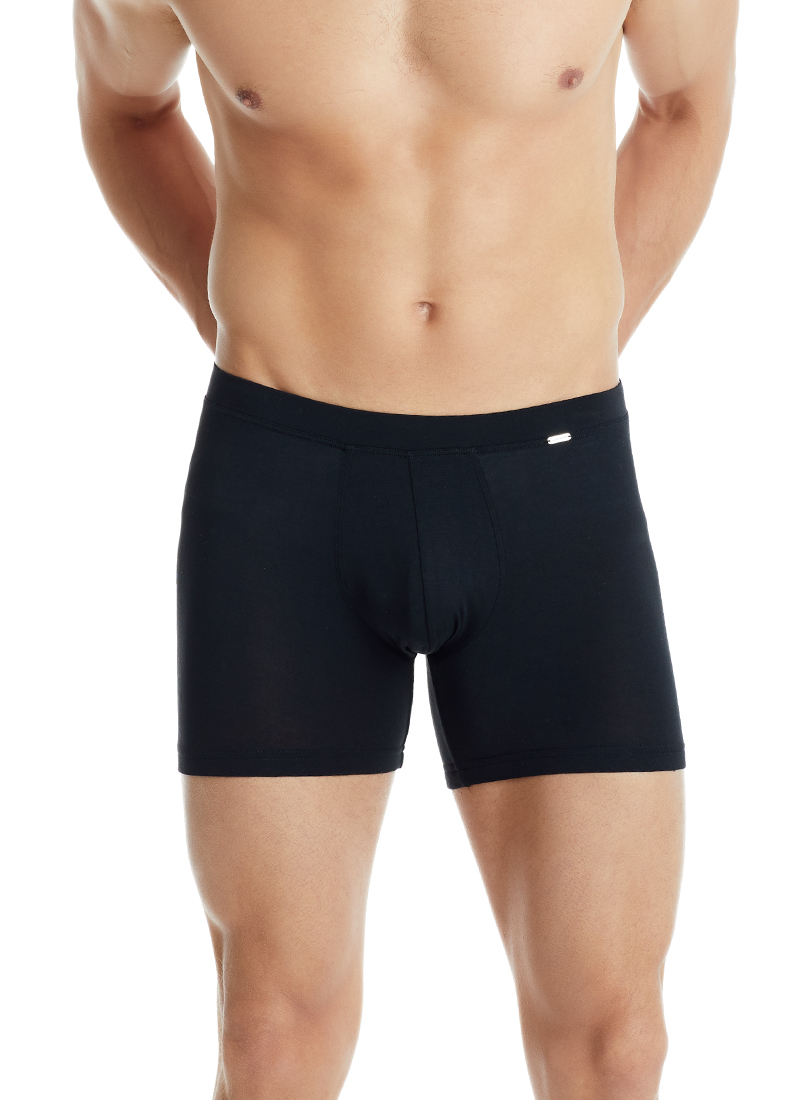 Erkek Modal Elastan Boxer Silver 9313 - Siyah - 5