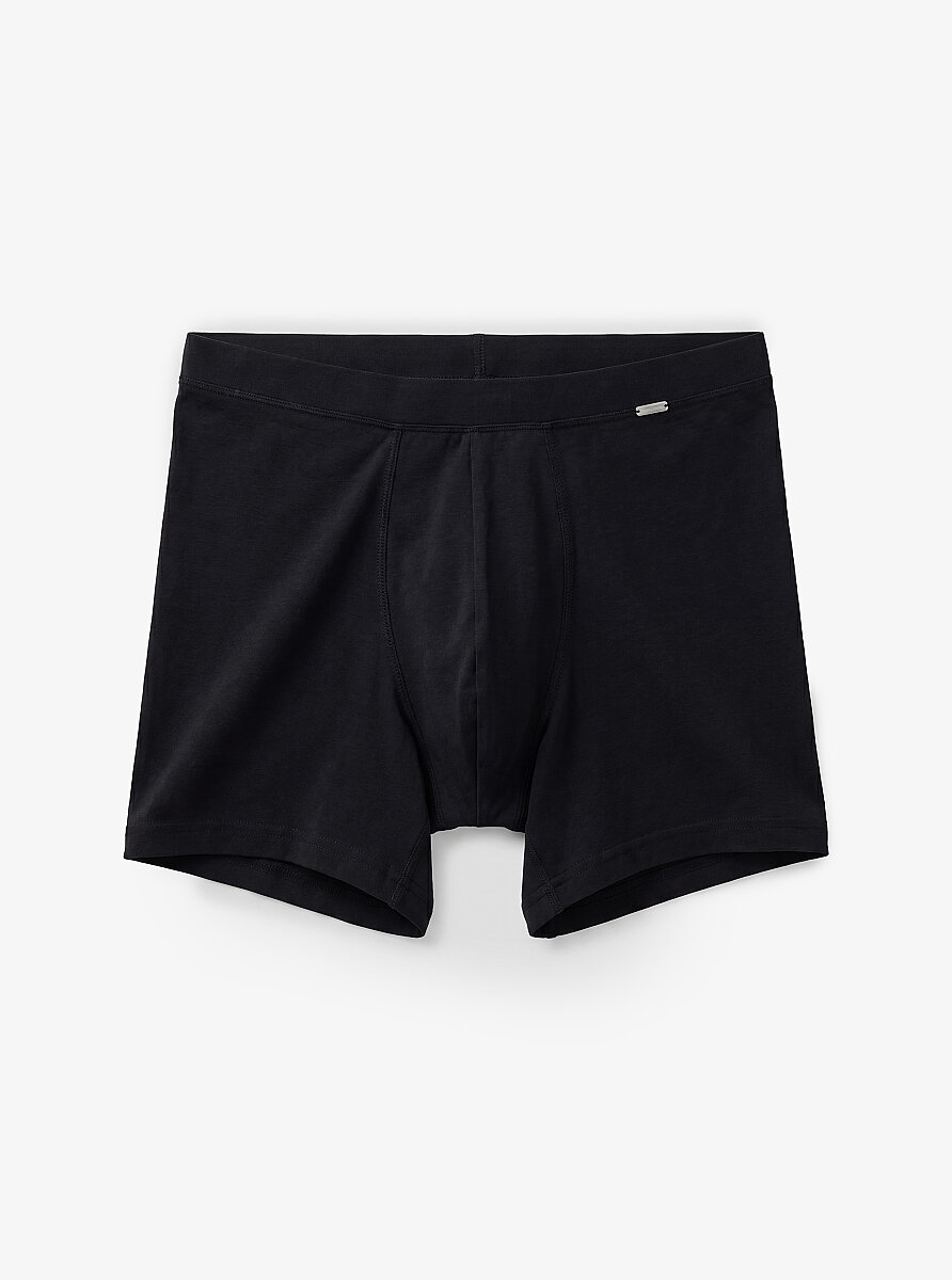 Erkek Modal Elastan Boxer Silver 9313 - Siyah - 1