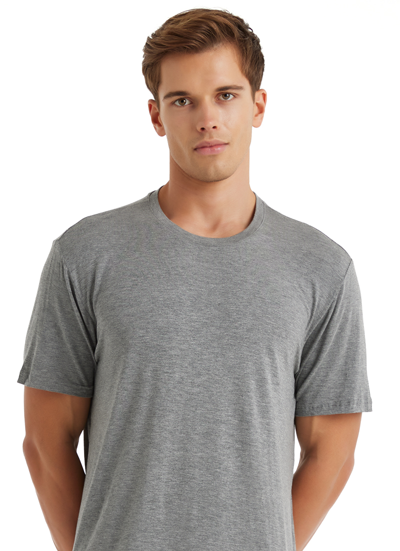 Erkek Modal Elastan Fanila Silver 9306 - Gri Melanj - Blackspade (1)