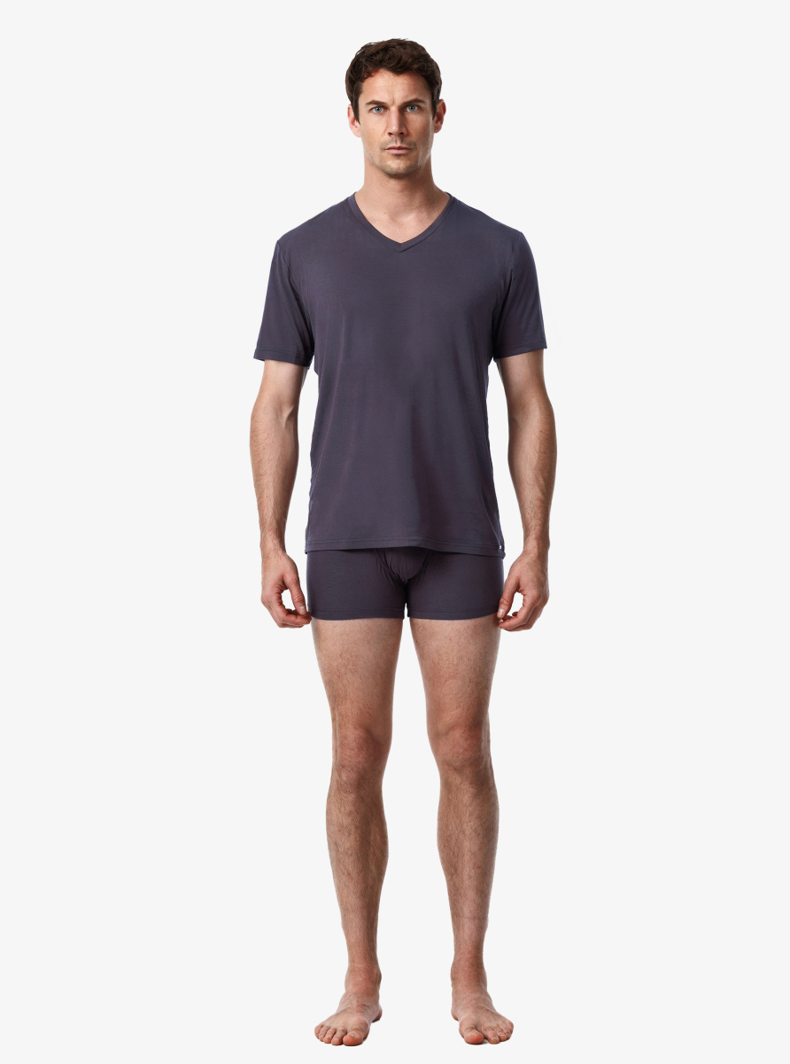 Erkek Modal Elastan Fanila Silver 9308 - Antrasit - 3