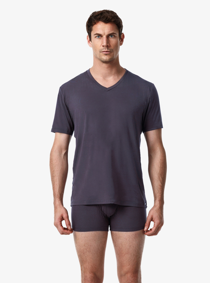 Erkek Modal Elastan Fanila Silver 9308 - Antrasit - Blackspade