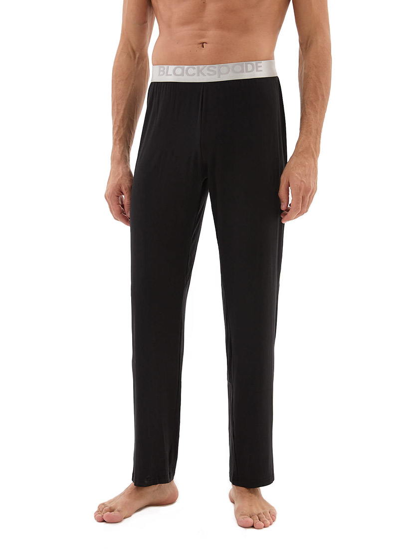 Erkek Modal Pijama Altı Silver 9304 - Siyah - 3