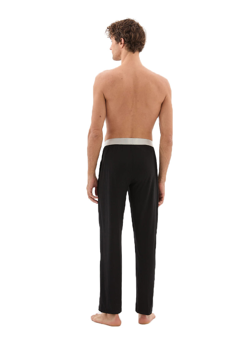 Erkek Modal Pijama Altı Silver 9304 - Siyah - Blackspade (1)