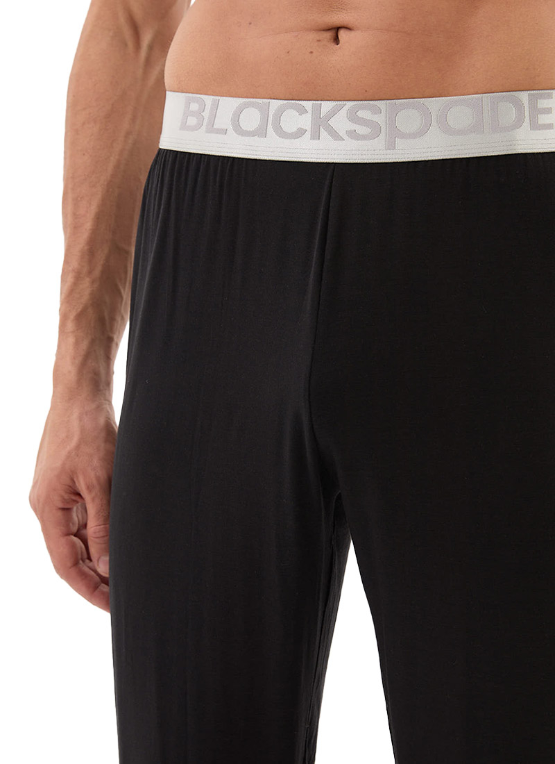 Erkek Modal Pijama Altı Silver 9304 - Siyah - 4