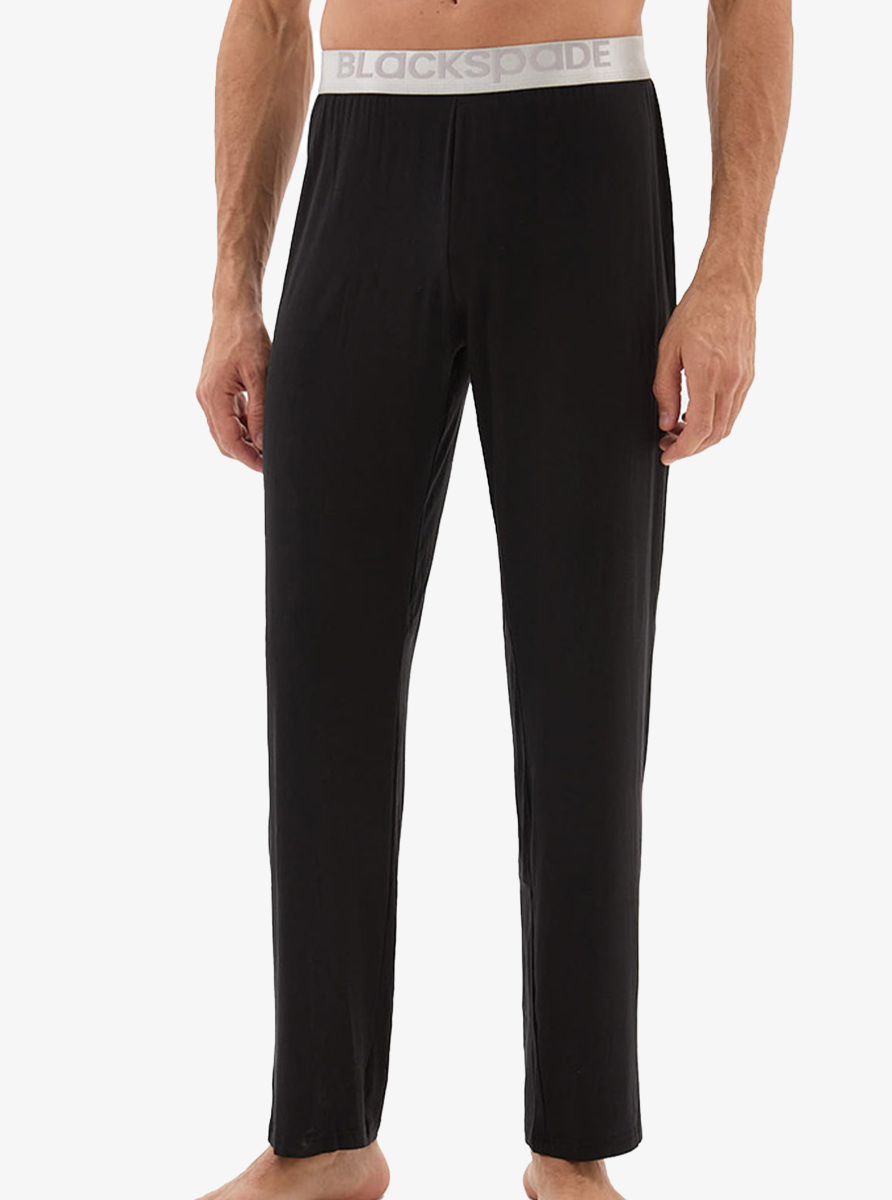 Erkek Modal Pijama Altı Silver 9304 - Siyah - 1