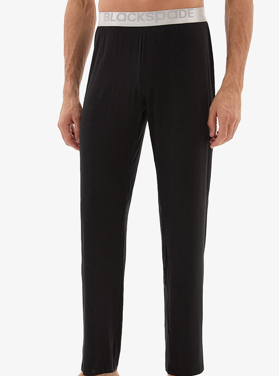 Erkek Modal Pijama Altı Silver 9304 - Siyah - 1