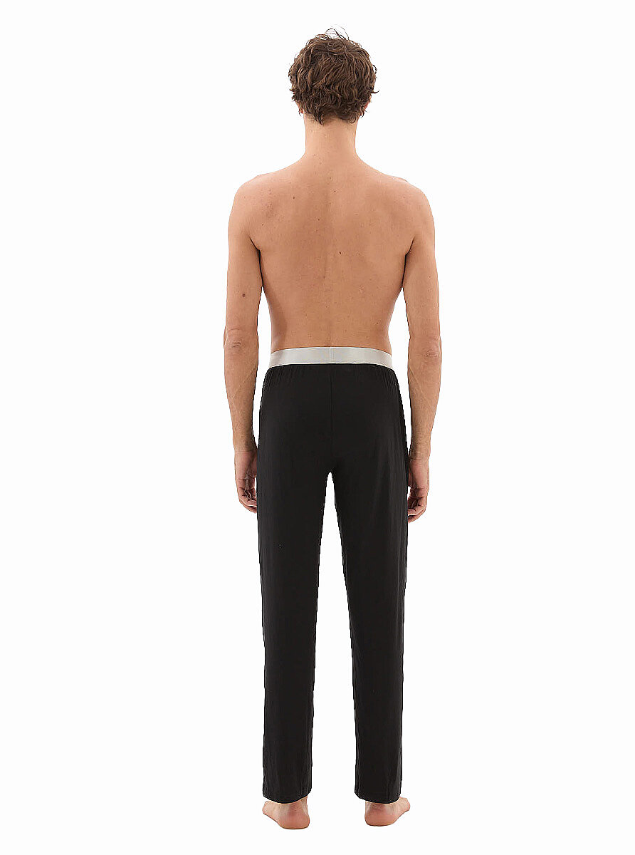 Erkek Modal Pijama Altı Silver 9304 - Siyah - Blackspade (1)