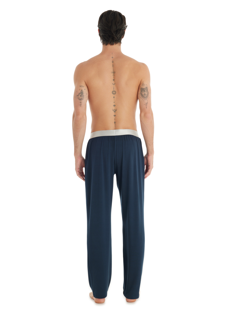 Erkek Modal Pijama Altı Silver 9304 - Lacivert - 3
