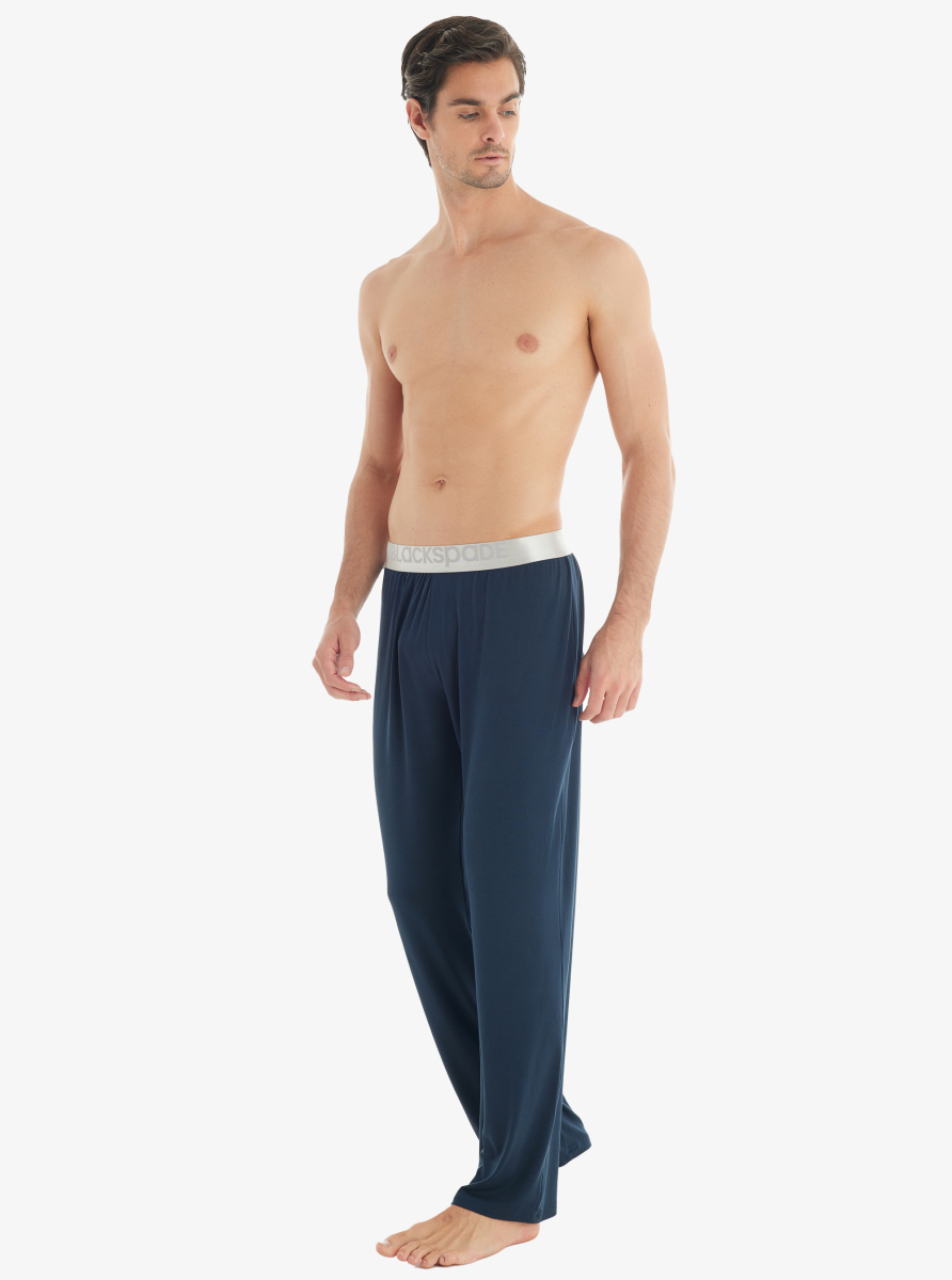 Erkek Modal Pijama Altı Silver 9304 - Lacivert - Blackspade