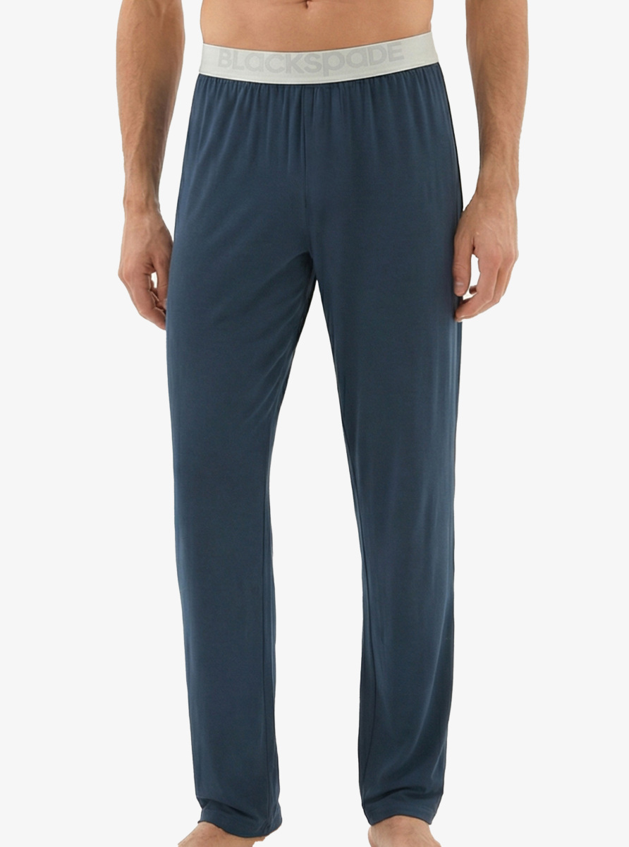 Erkek Modal Pijama Altı Silver 9304 - Lacivert