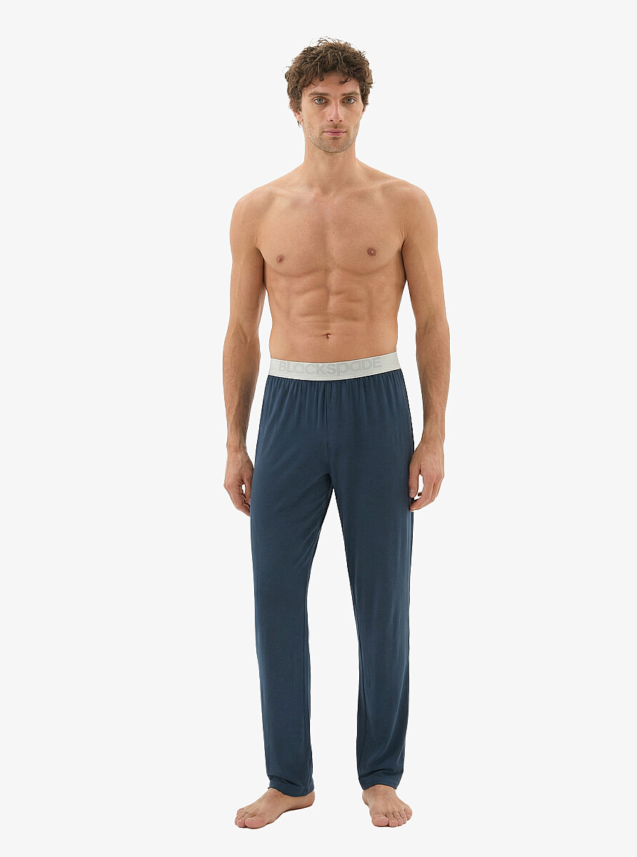 Erkek Modal Pijama Altı Silver 9304 - Lacivert - Blackspade
