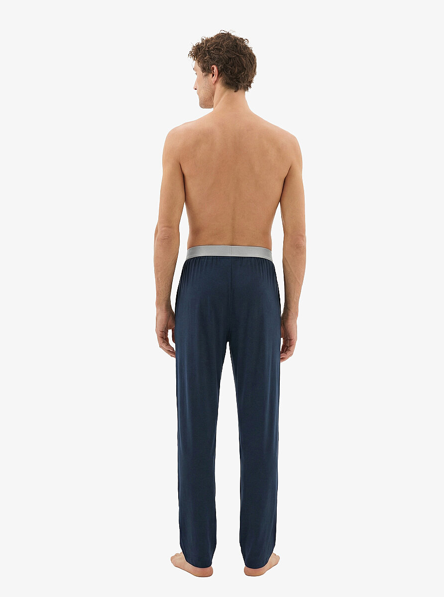 Erkek Modal Pijama Altı Silver 9304 - Lacivert - Blackspade (1)