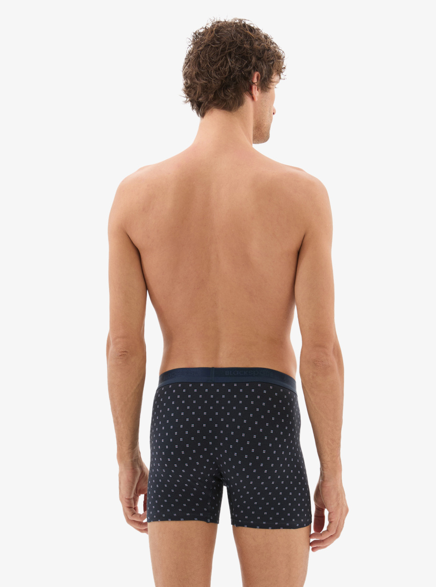 Erkek Pamuk Elastan Boxer 40860 - Desenli - 2