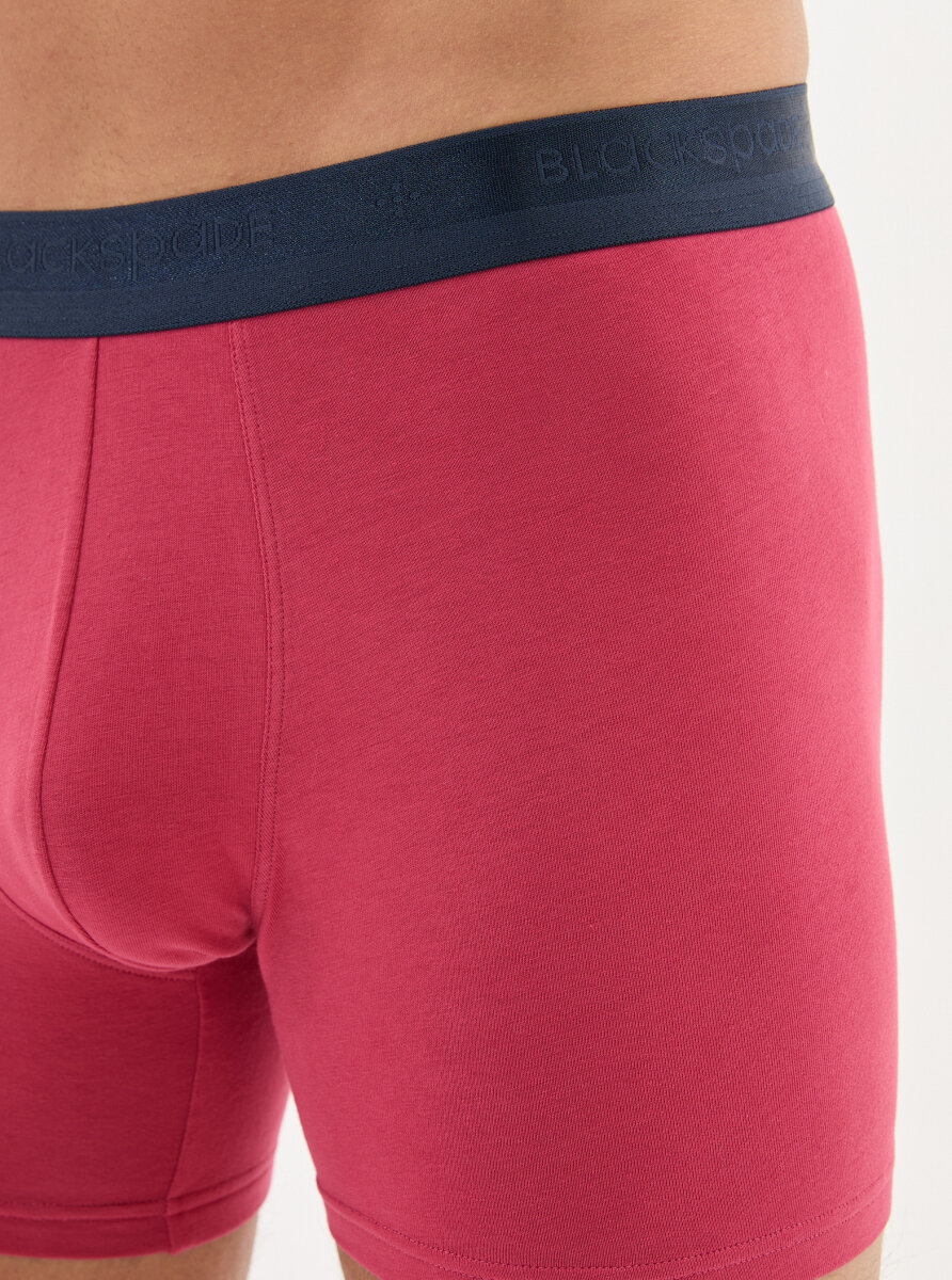 Erkek Pamuk Elastan Boxer 40861 - Kırmızı - 3