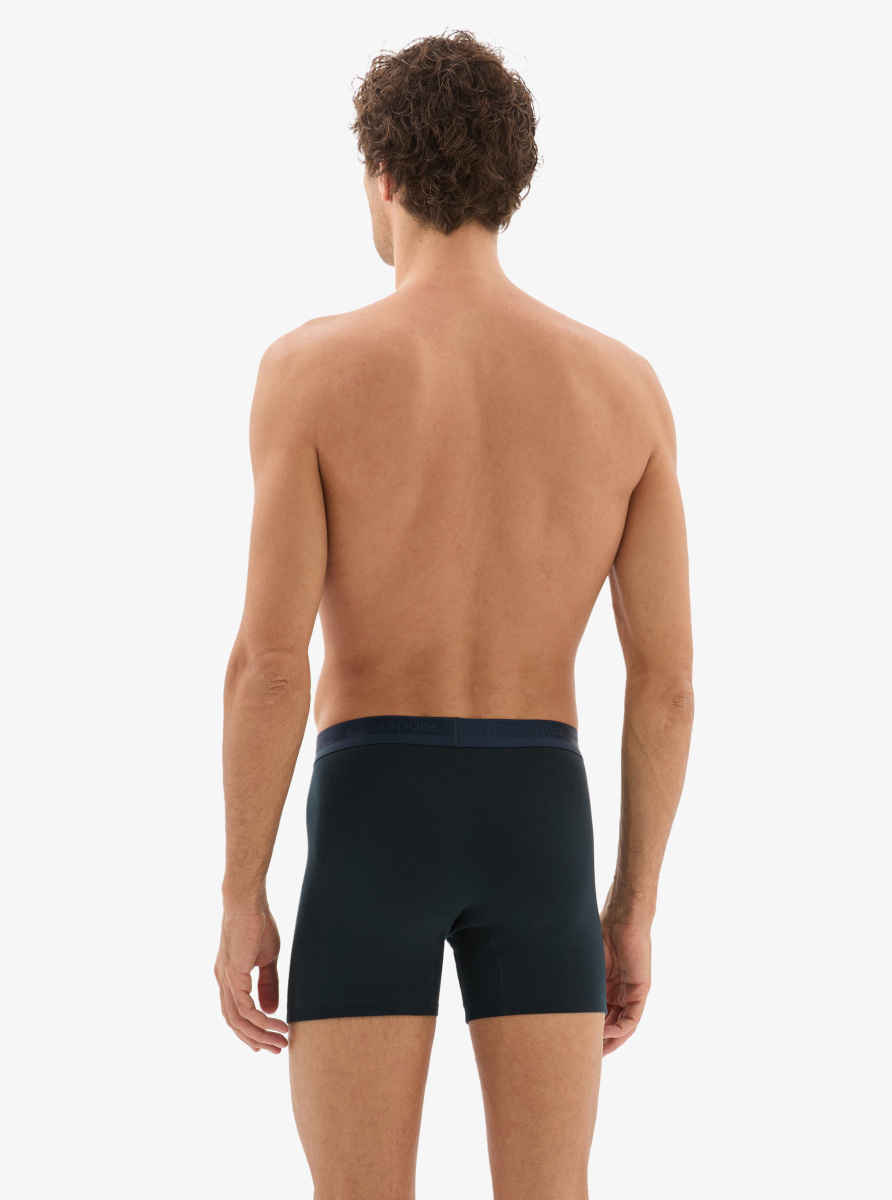 Erkek Pamuk Elastan Boxer 40861 - Lacivert - 2