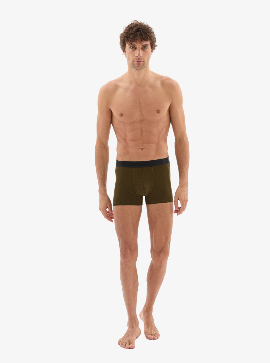 Erkek Pamuk Elastan Boxer 40862 - Desenli - 4