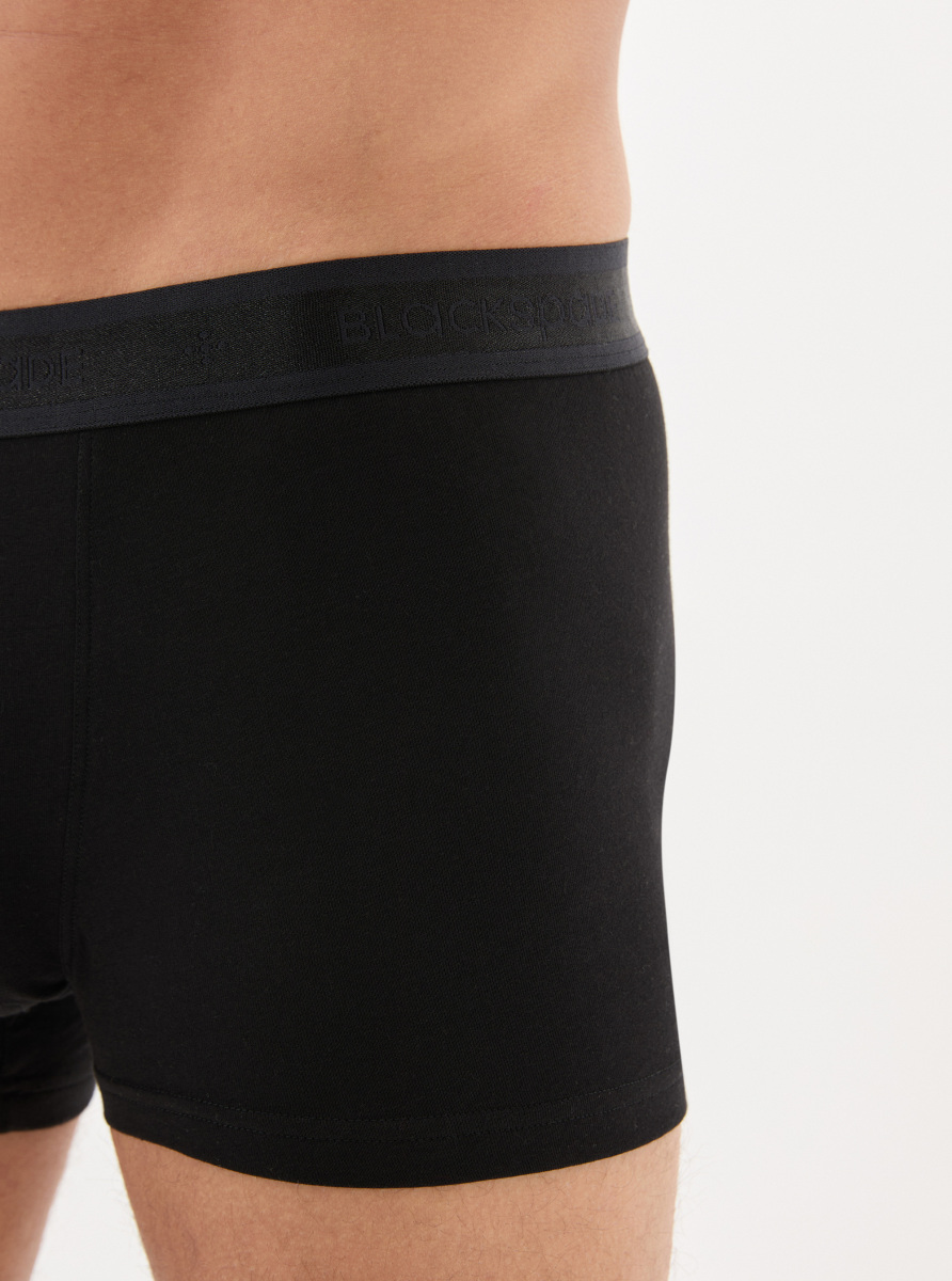 Erkek Pamuk Elastan Boxer 40863 - Siyah - 3