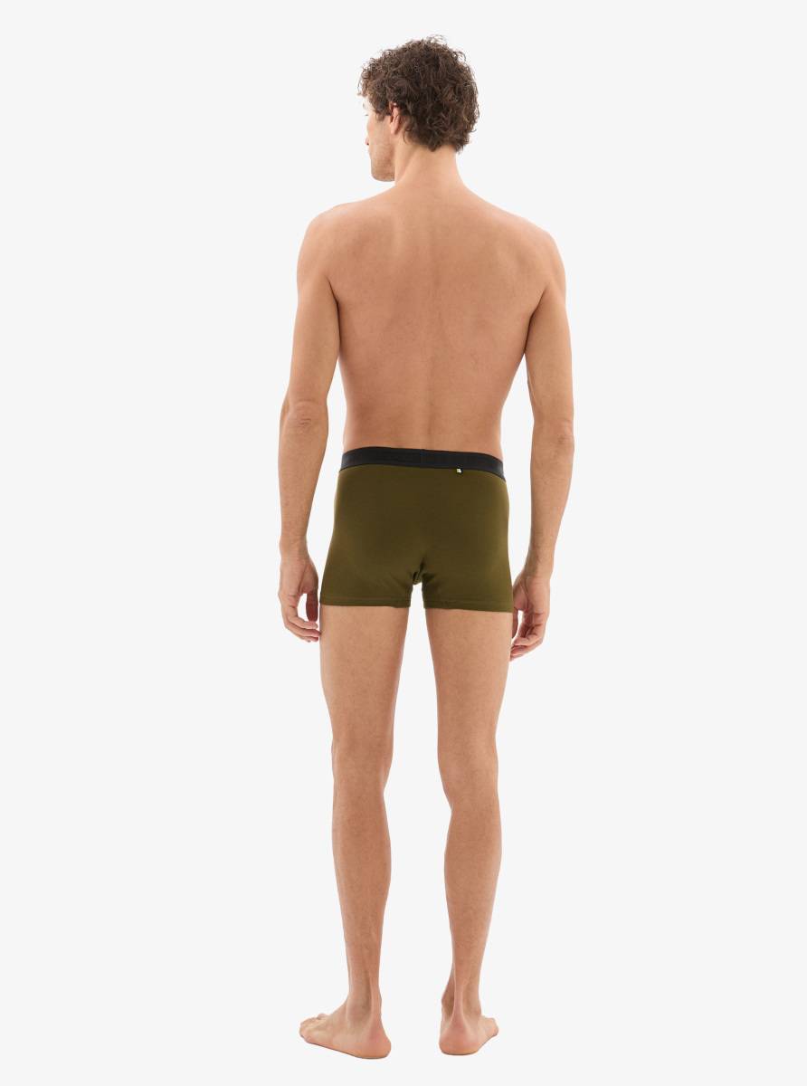 Erkek Pamuk Elastan Boxer 40863 - Yeşil - 7