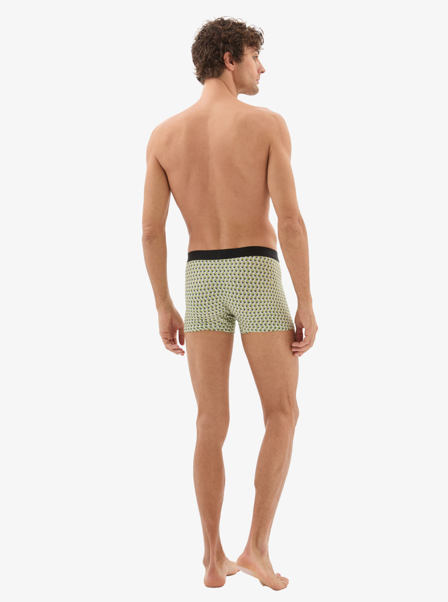Erkek Pamuk Elastan Boxer 40864 - Desenli - 4