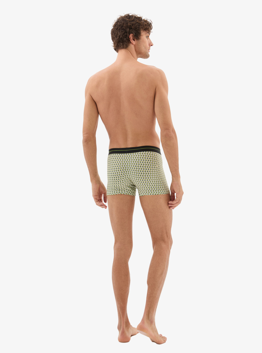 Erkek Pamuk Elastan Boxer 40864 - Desenli - 4