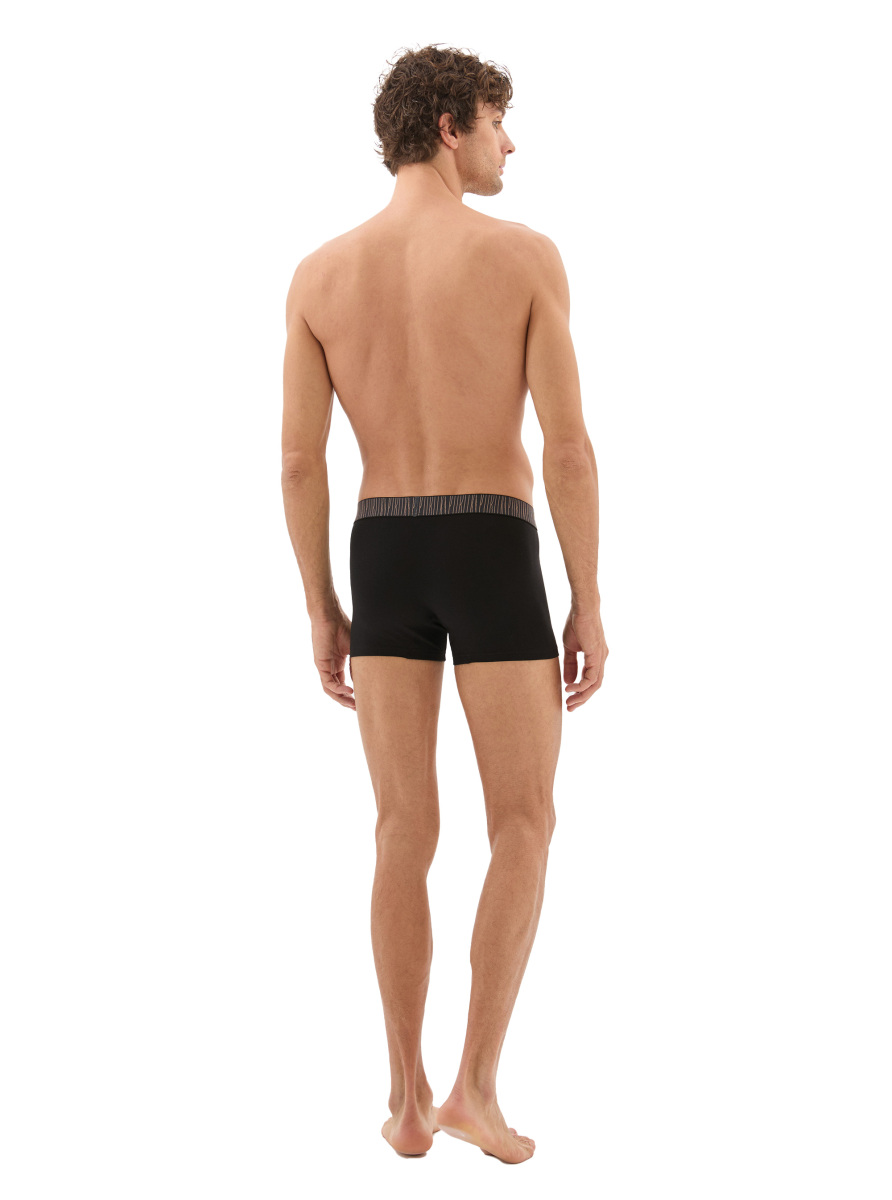 Erkek Pamuk Elastan Boxer 40866 - Siyah - 6